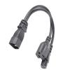 C14 Male to C13 Nema 5‑15R Female Y Splitter Power Cord 1 in 2 Out 10A 250V Waterproof Power Extension Adapter Cable