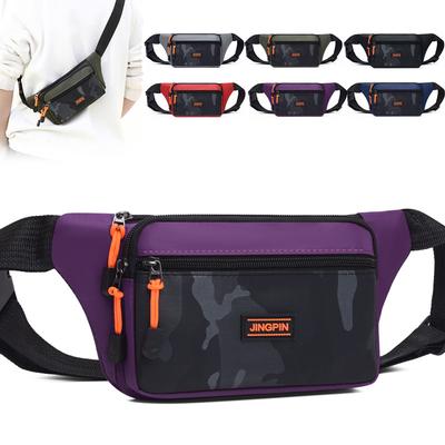 Pochete masculina, bolsa para celular com vários compartimentos, moderna e casual, bolsa masculina de trabalho impermeável de grande capacidade para trocos