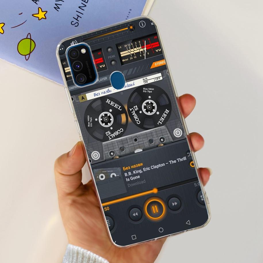 For Samsung M21 Case SM-M215F Silicone Soft Phone Cover For Samsung Galaxy M21 2020 Fundas Cartoon Coque For Samsung M 21 Bumper