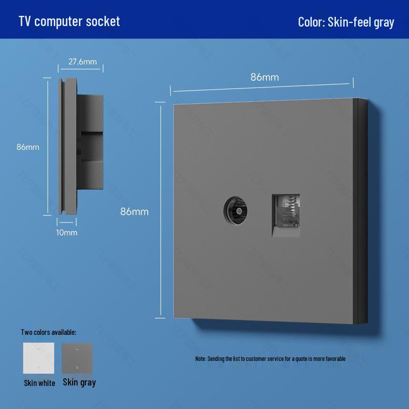 Ultra-Thin Smart Switch Panel with Mesh 2.0, Wireless Dual Control, Zero Fire, Mijia App Connected
