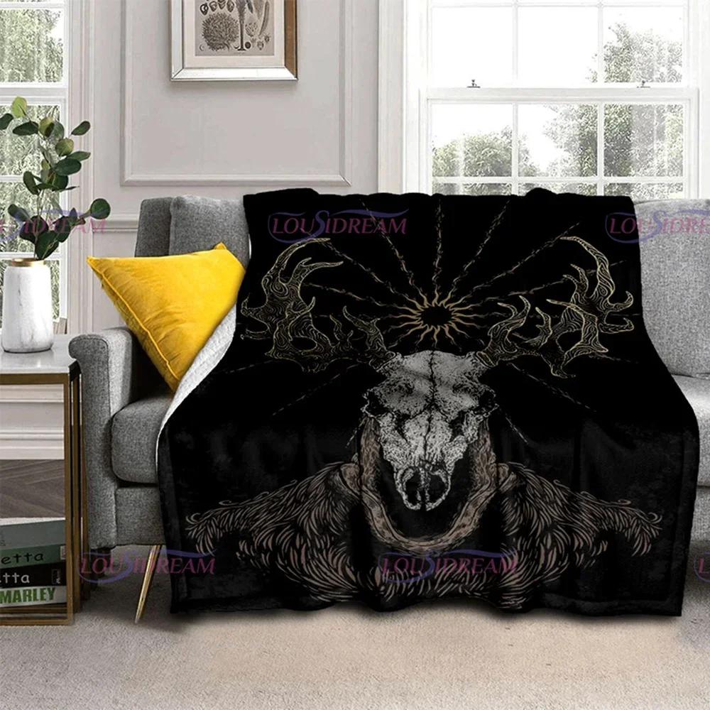 Coperta con Stampa 3D di Lupo Gioco W-Witcher Coperte da Divano per Letti Morbida Calda Coperta Plaid Lupi che Corrono Coperta da Lancio Coperta in Flanella