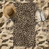 Fashion Leopard Print Beach Towel Enjoy Romantic Beach Moments Quick-Dry Soft Super Absorbent Microfiber Bath Towel Beach