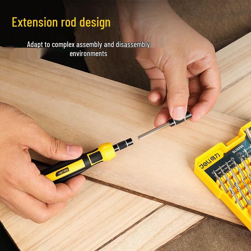 Deli 65-Piece Ratchet Precision Screwdriver Set