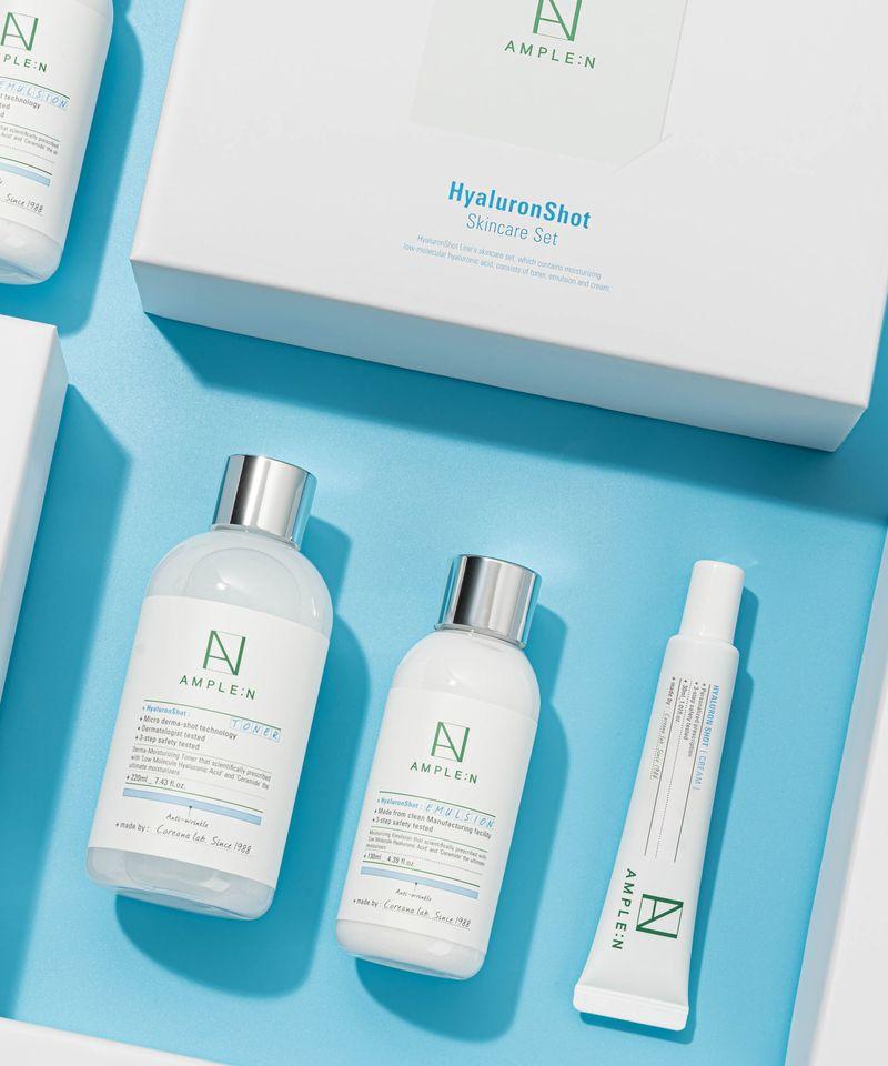 Hyaluron Shot Moisture 3-Piece Set (Toner + Emulsion + Cream)