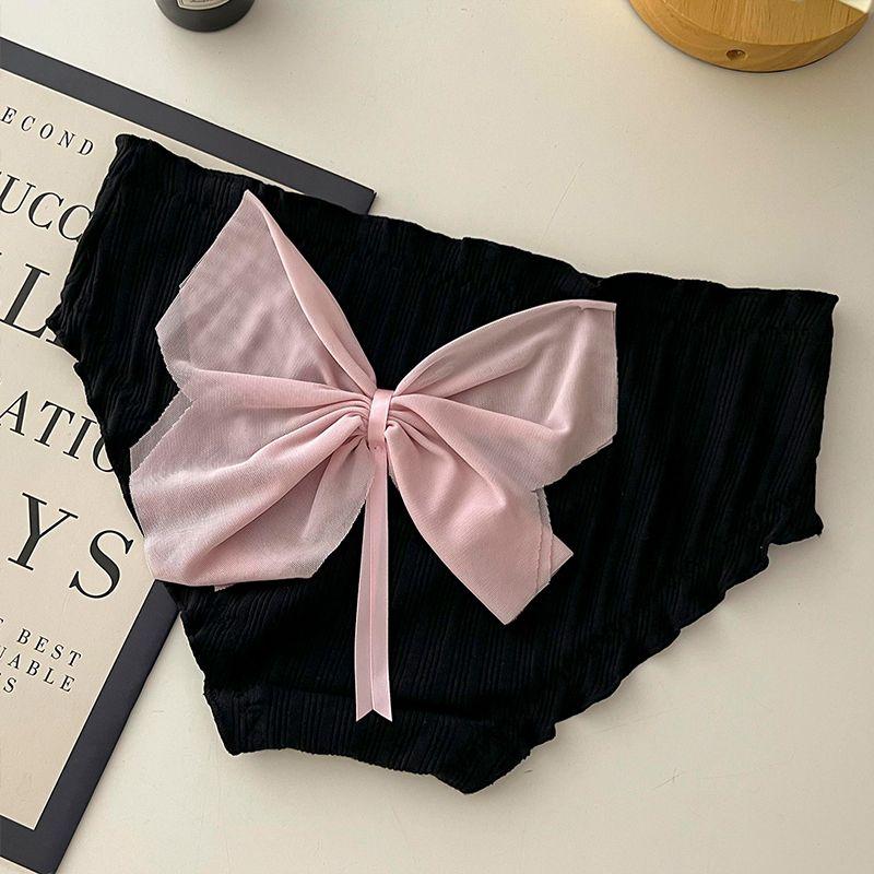 2 ST Flickunderkläder Bomull Stor Rosett Söta och Sexiga Rosa Flicka Söta Trosor