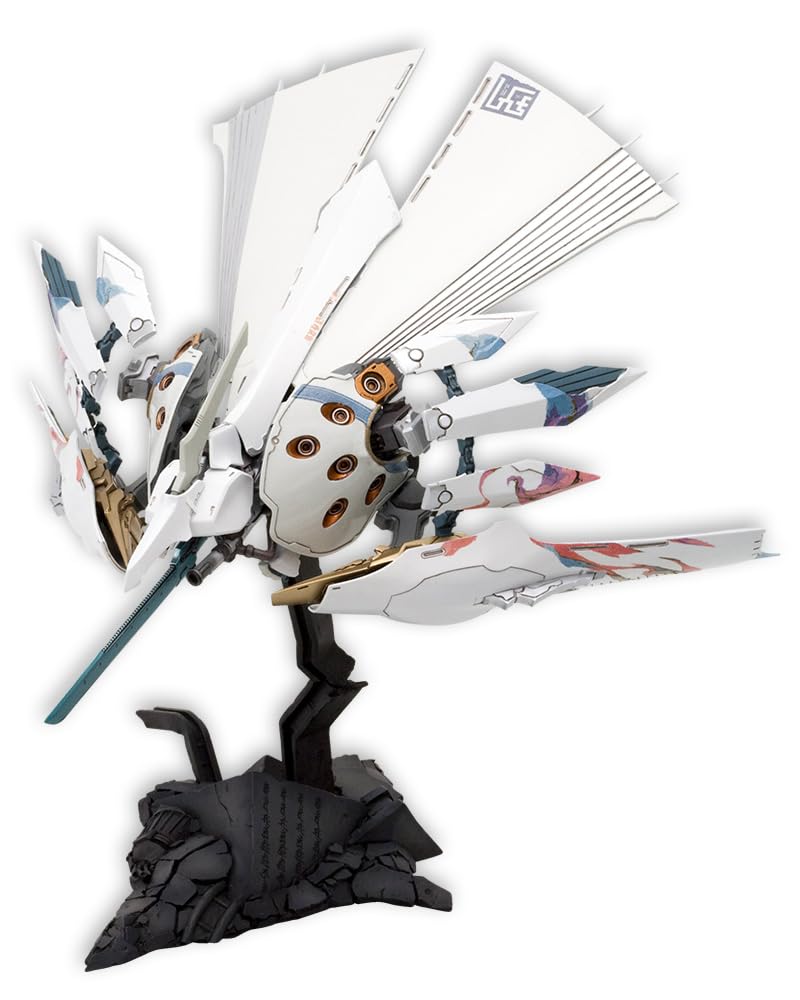 Kotobukiya Ikaruga Hitekkai Silver Chicken Scale Plastic Approximately 155mm Long [White], 1/144 Model,