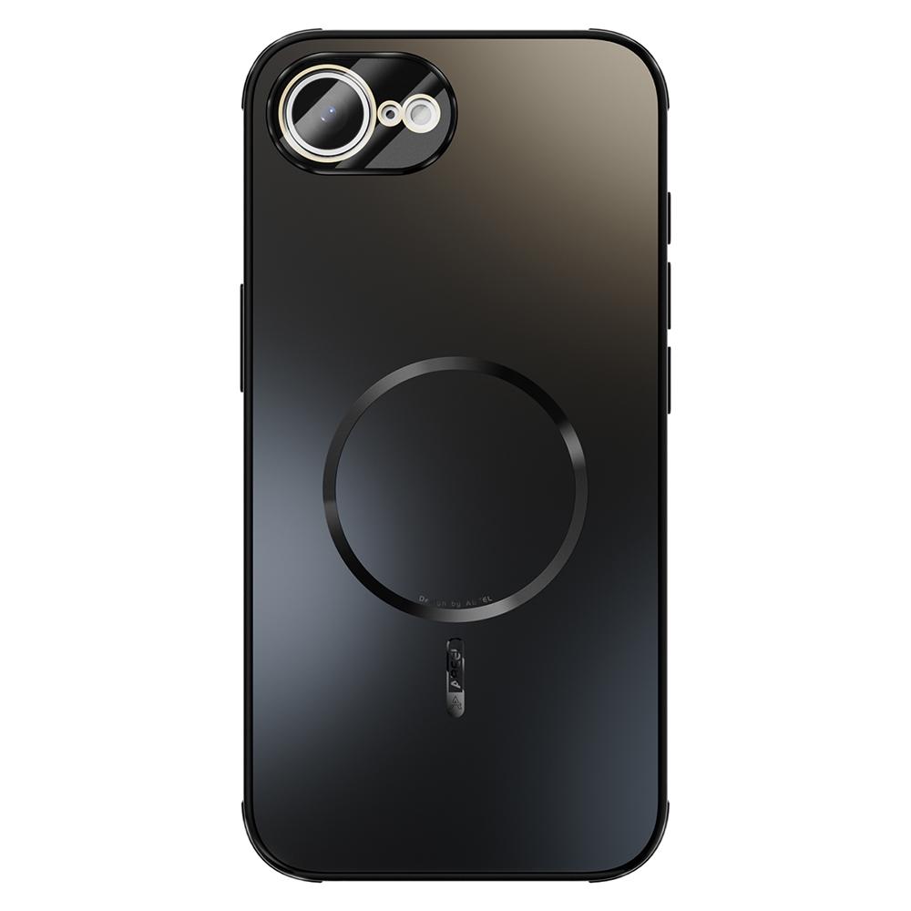 ABEEL Магнітний чохол для iPhone 16e TPU PC Охолоджуючий Матовий Чохол на задню панель телефону з плівкою для об'єктива