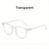 5 Pairs Retro Square Frame Anti Blue Light Glasses for Men Women Unisex