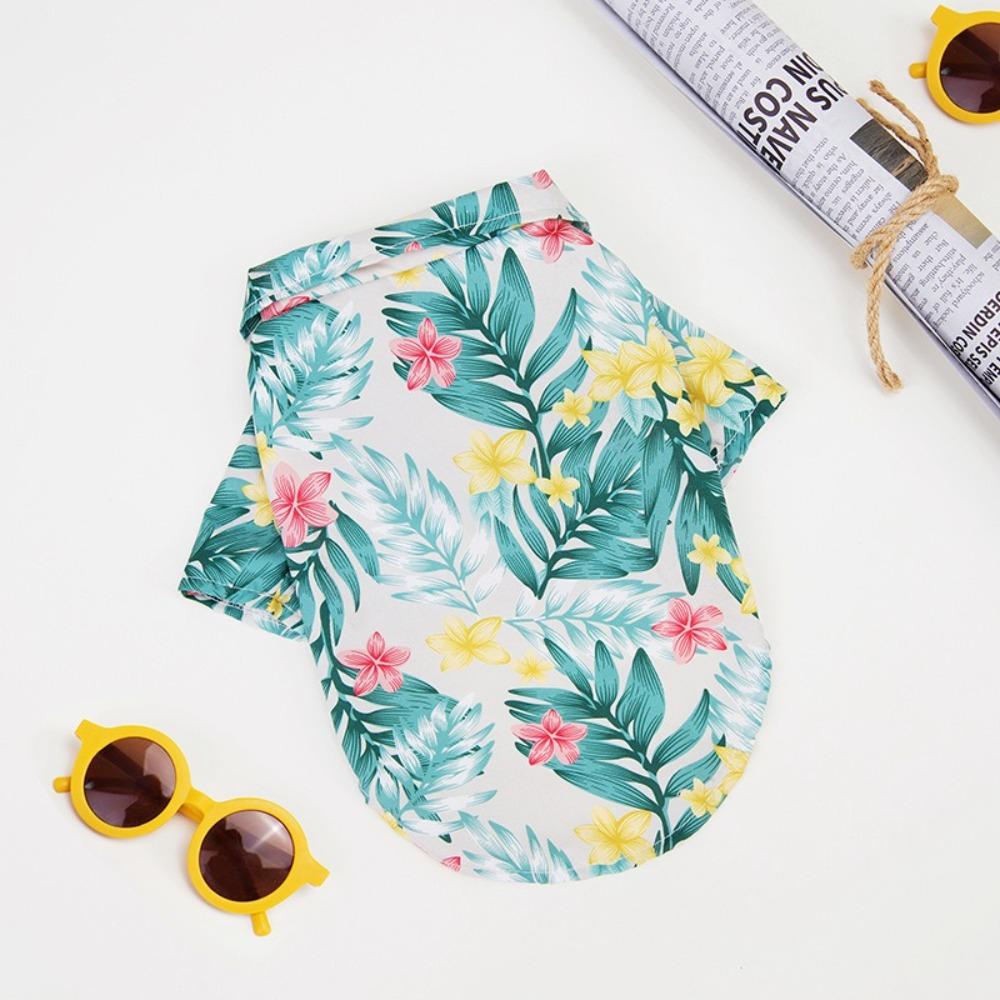 Comfortable Dog Hawaiian Shirts Hawaii Style Shirt for Dogs High Quality Pet T-shirts  Dogs