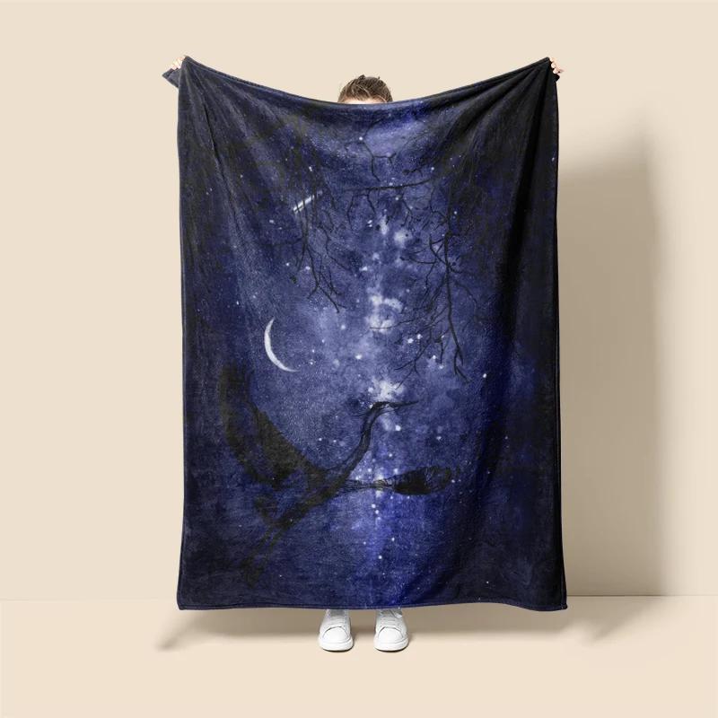Ocean Whales Home Decoration Plush Throw Sofa Blanket Anime Animals Bedspread Bed Fluffy Soft Blankets Decor Plaid Modern