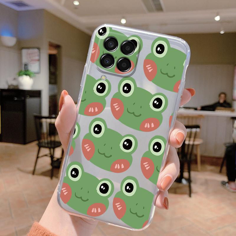 For Samsung Galaxy M33 5G Case Cute Cat Cartoon Protective Soft Silicone Phone Cases For Samsung M 33 GalaxyM33 Bumper Clear Bag