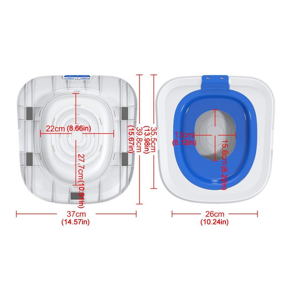 Easy Cleaning Cat Toilet Trainer Removable Parts Sand Tray Toilet NEW Pet Urinal Seat  Pet Supplies