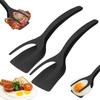 Shovel Clip Silicone Grip Flip Tongs Egg Steak Spatula Tongs Clamp Pancake Fried Turners Cooking Tool Kitchen Accessories