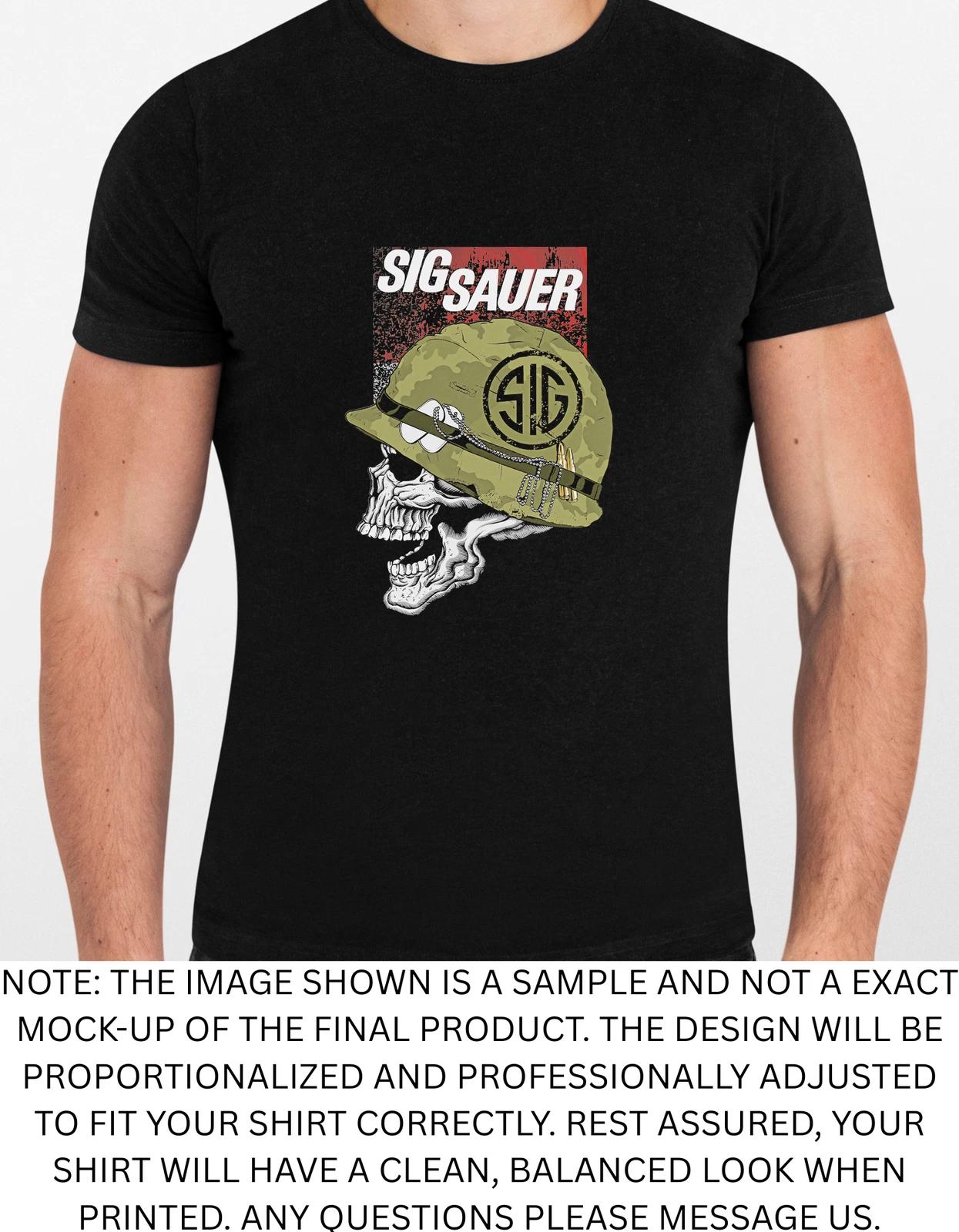 Men s and Women s T-shirts Sig Saur Graphic XL