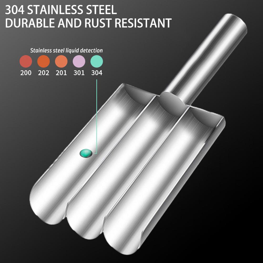 Stainless Steel Triple Meatball Maker With Spoon Time-Saving Non-stick Meatball Molds For Kitchen Cooking