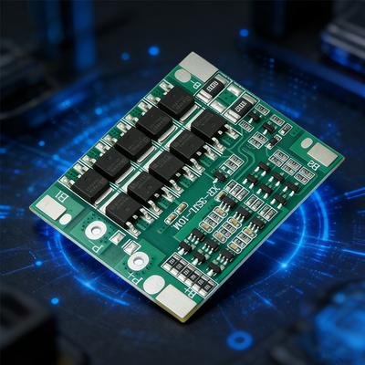 3S 11.1V 4S 14.8V Lithium Battery Protection Board with Balanced 10MOS 40A Discharge Ternary Same Port Protection for Power Tool