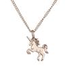 Fashion Life Is Magical Unicorn Horse Pendant Necklace Women Statement Necklace Chains