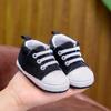Lace-Up Soft Sole Baby Canvas Shoes for 0-1 Year Olds - Breathable and Casual for Spring & Autumn