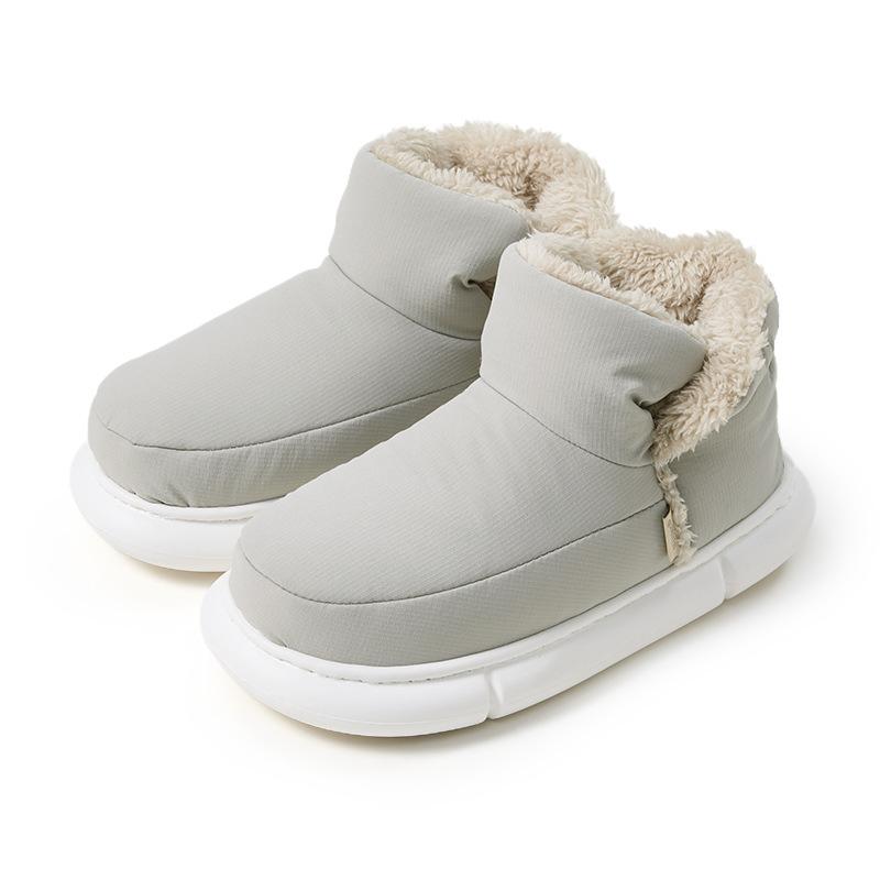 

Excellent men s cotton shoes, down cloth, windproof winter velvet, outer wear cotton slippers bag and confinement shoes, indoor home women 35-36