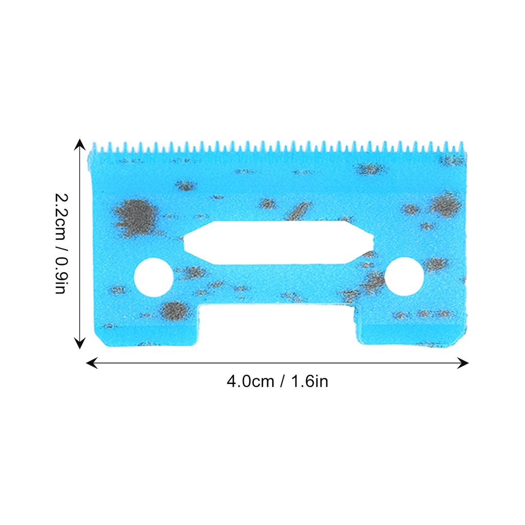 Hair Clipper Cutter Blade Incisive Teeth Replacement Ceramic Cutter Blade for Electric Trimmer Blue