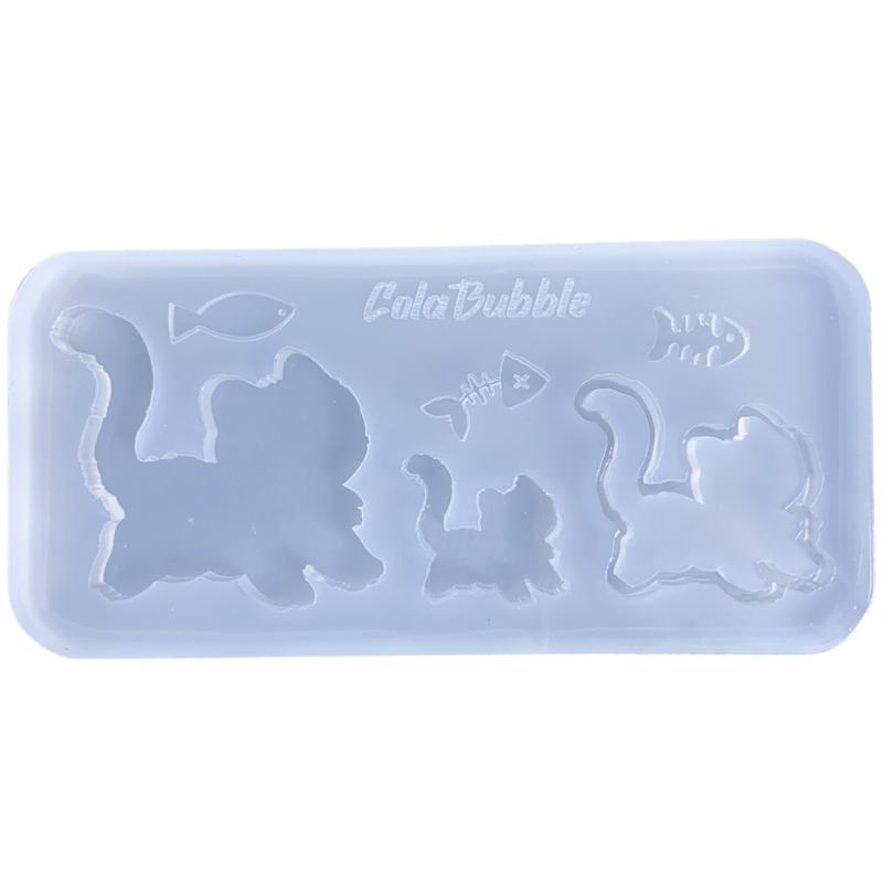 Silicone Drip Glue Molds Cute Animal Shape Silicone Mold  Crafts Moulds Easy to Clean Jewelry Hand-Making Accessories