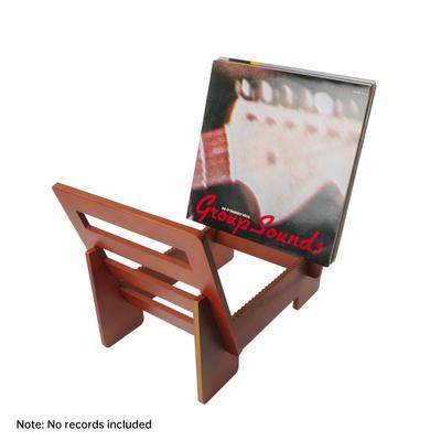 Držiak na vinylové platne Retro drevený úložný stojan Organizér na ukladanie vinylových albumov Časopis Kniha CD Album