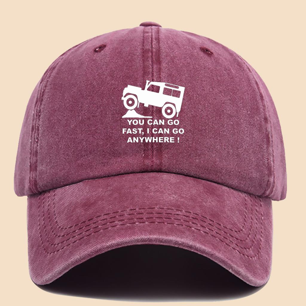 Printed baseball cap urban casual trucker hat dad hat