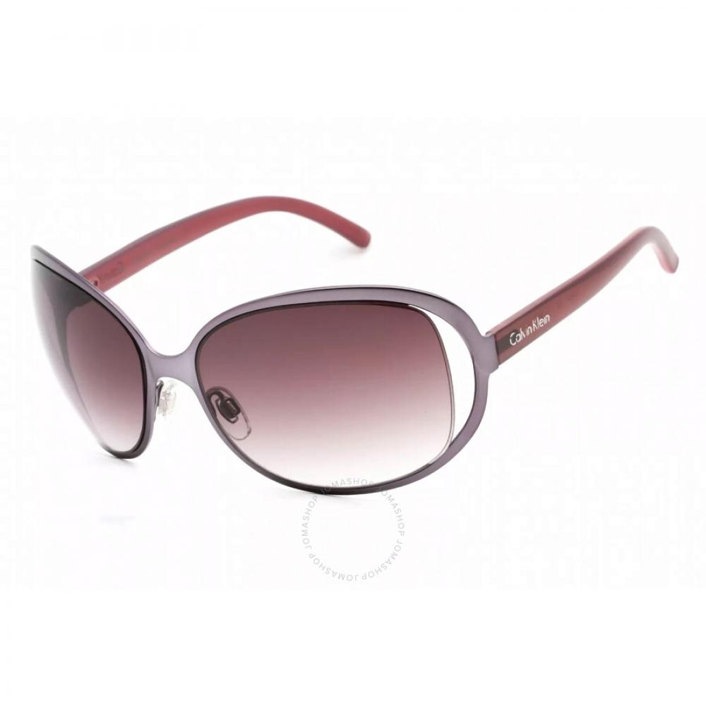 

Calvin Klein Brown Gradient Oval Ladies Sunglasses R334S 654 60