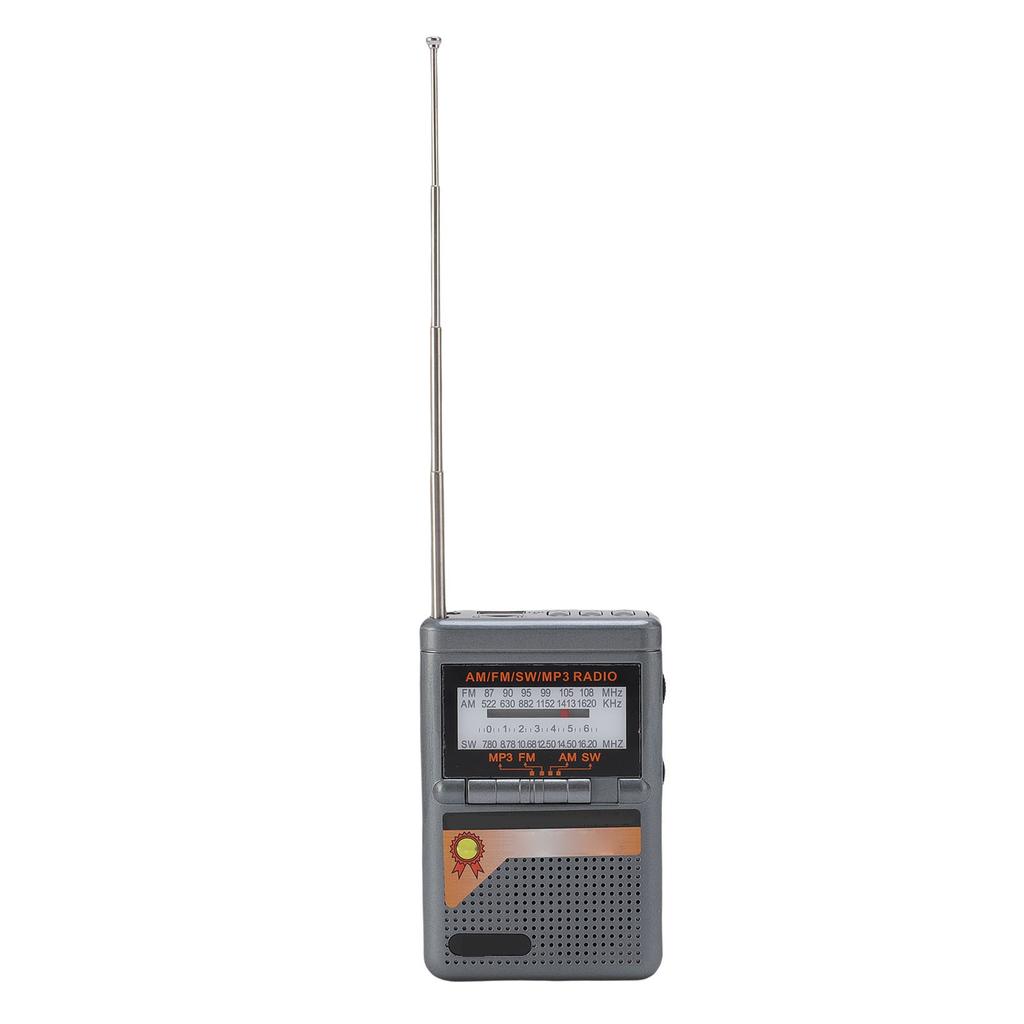 FM MW SW Radio Battery Operated Portable Radio MP3 Player Excellent Reception Sound Seniors Radio with Card Slot for Home Outdoor Use