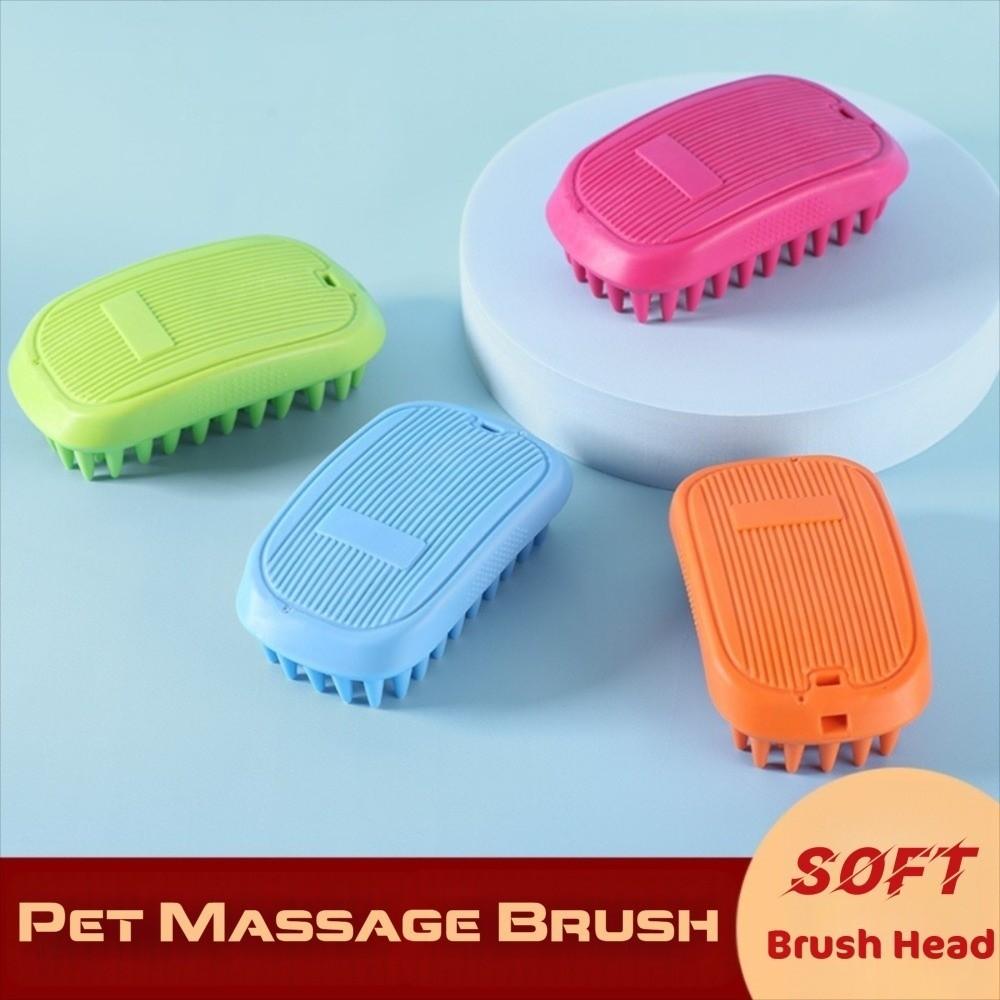 Soft Pet Bath Brush Flexible Design Pet Hair Care Comb Grooming Brush for Dogs and Cats
