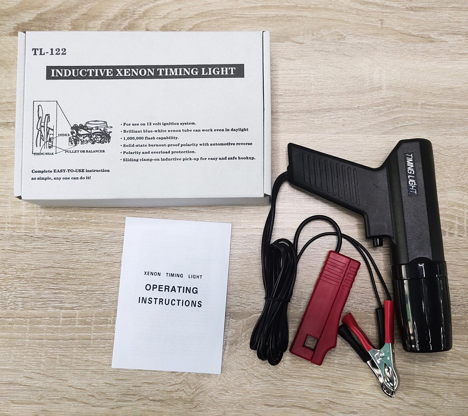 

Стробоскоп для проверки момента зажигания двигателя автомобиля и мотоцикла