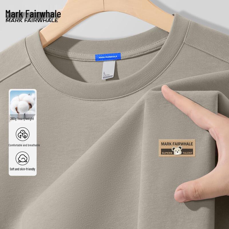 Mark Fairwhale Men s 2025 SpringAutumn Long Sleeve Loose Fit T-Shirt M 2290₽