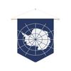Drapeau - Antarctique - 30 X 45 Cm - Polyester - Impression Recto/verso - Accessoires Inclus