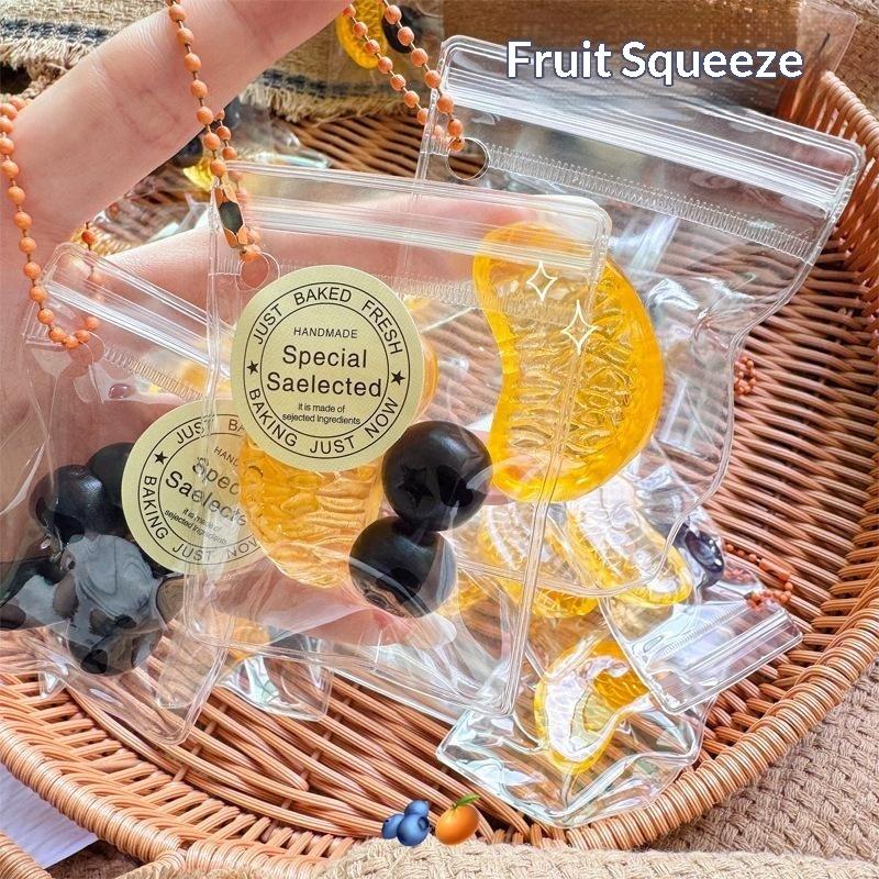 1Pcs New Sticky Tpr Fruit Blueberry Tangerine Orange Stress Relief Fidget Mini Squeeze Antistress Kids Toy