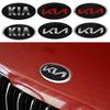 1PC Car Front Radiator Original Grille Emblem Logo Sticker For KIA Sportage Ceed Sorento Cerato Optima Picanto Rio Soul K3S K5