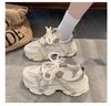 Women's  Sneakers 2024 Spring Sports Shoes Fashion Breathable Mesh Platform  Thick Sole Casual Shoes