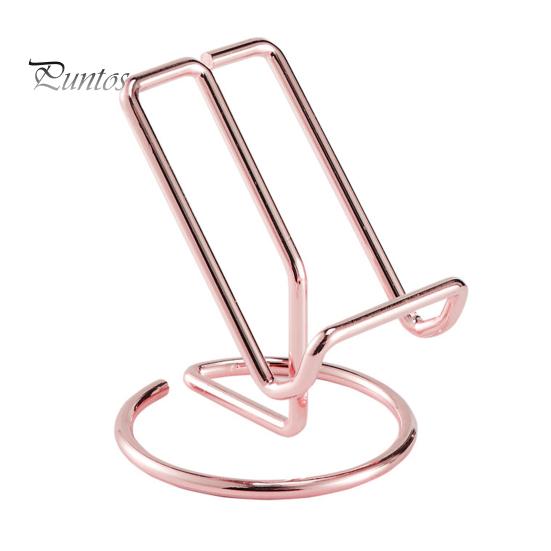 

Держатель телефона, большой, несущий нагрузку, гальванический утюг, художественный, простой стиль, подставка для планшета и телефона для дома розового золота
