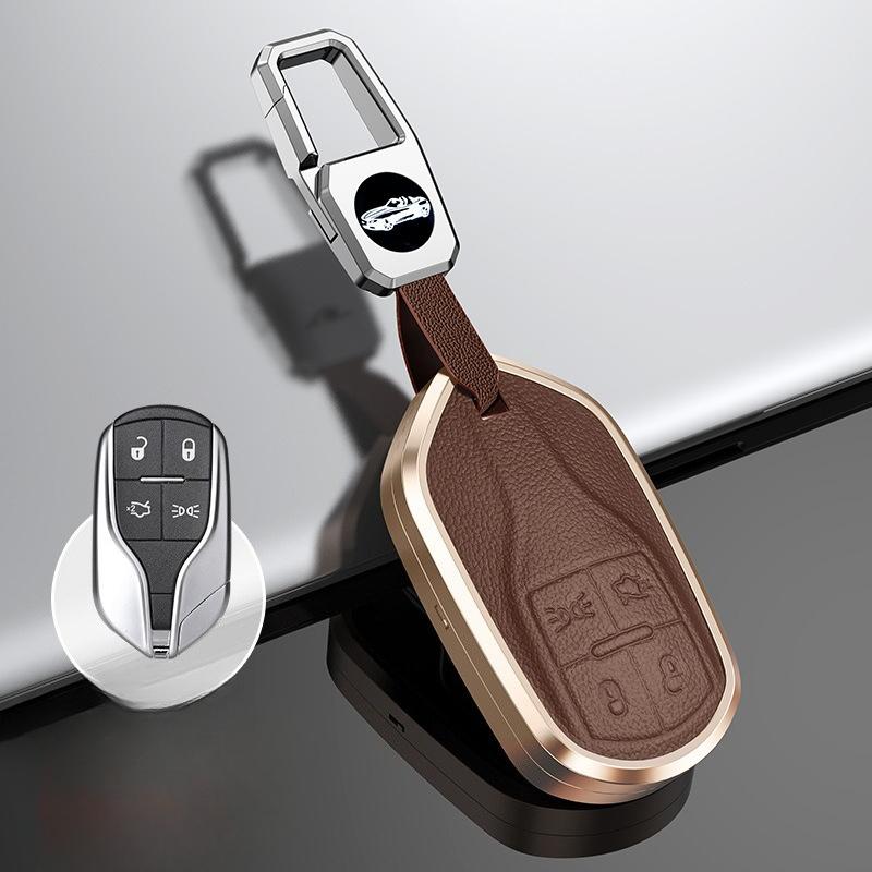 Applicable Maserati Car Key Cover Levante Premium Bag Levante President Geberit Gt Keycase Ring