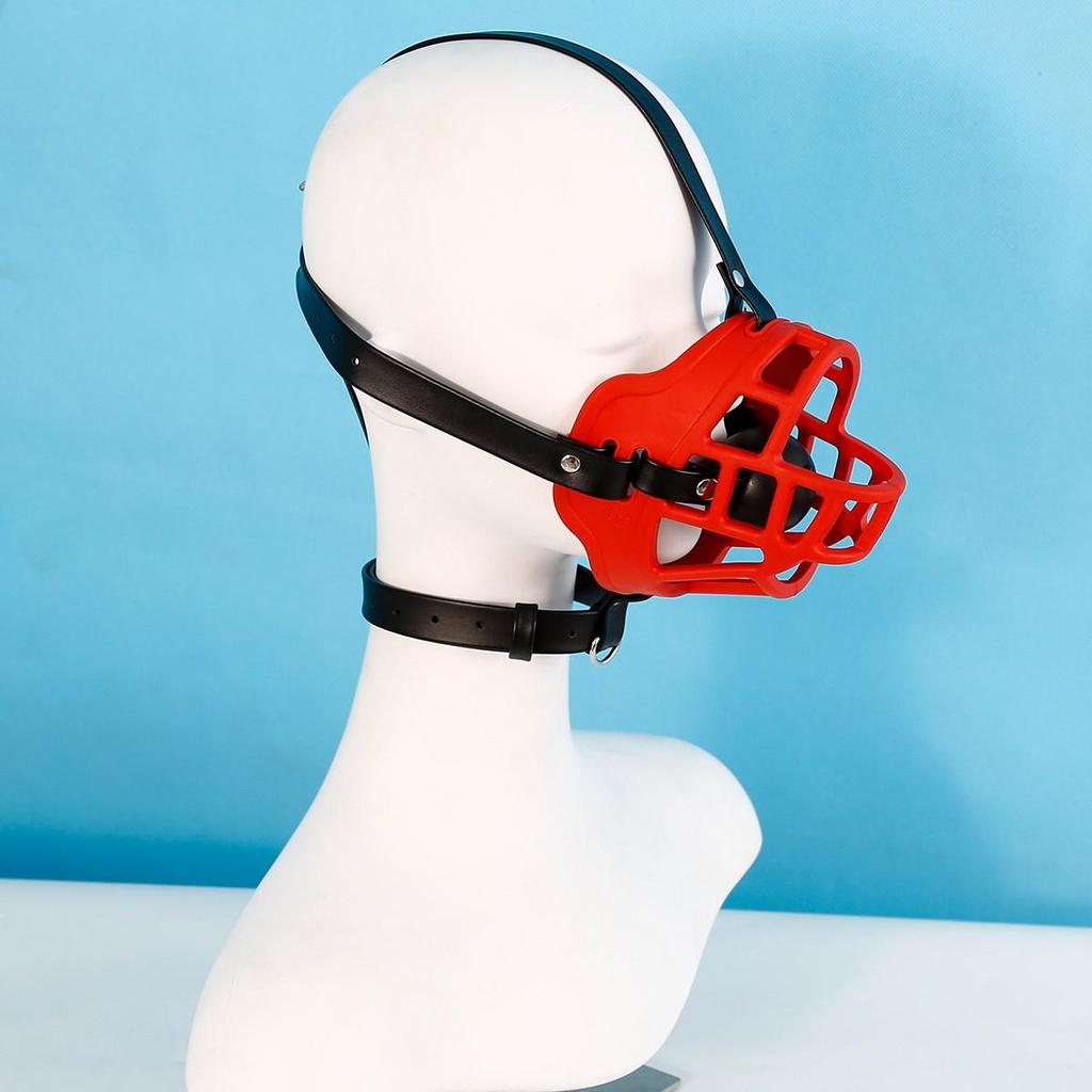 VaHppy Sexuální hračky pro páry Roubík Obličejové masky Pes / Prase Slave Cosplay Pokrývka hlavy SM BDSM Bondage Sexuální hry Alternativní vzrušující produkty pro dospělé