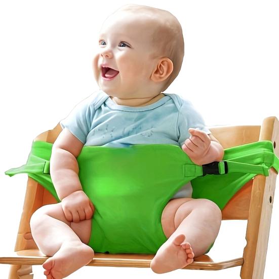 Baby High Chair Harness Adjustable Children's Dining Chair Safety Belt Portable