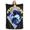 Shadow Milk Cookie Blankets Coral Fleece Plush Cookie Run Kingdom Super Soft Throw Blanket for Bed Bedspread