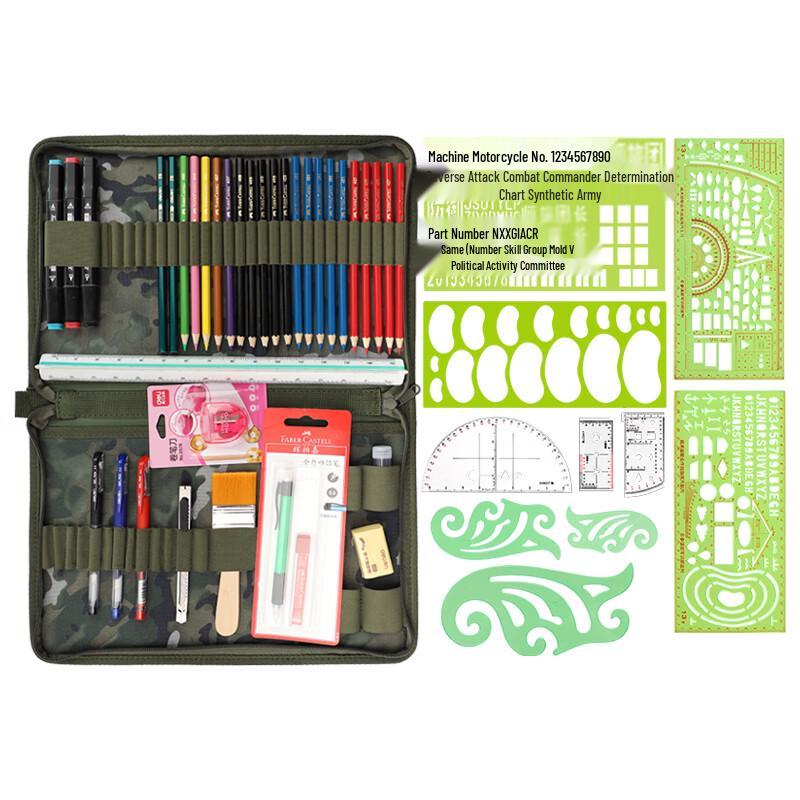 Military Topographic Plotting Tool Set