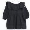 BORDERS at BALCONY BD2021-3C-02 Nylon Sabrina Blouse tops 36 blackUsed