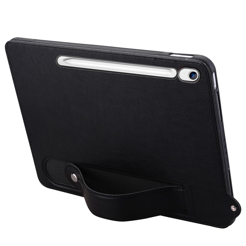 Tablet Case For Samsung Galaxy Tab S10 Lite / Tab S10 FE / Tab S9 FE Hand Strap Kickstand Leather Tablet Cover