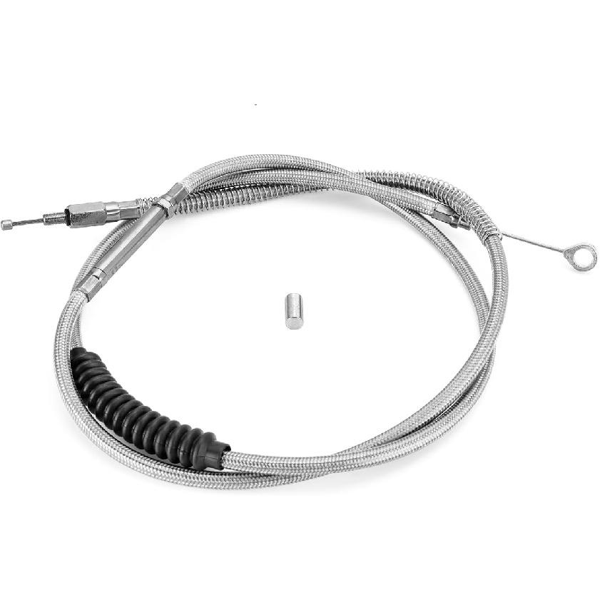 Mofun 58 3/4" Braided Clutch Cable Stainless Steel Compatible with Harley Sportster XL 883 /883R/ N/L 2007-2013, Fit Sportster XL 1200C/ X/CX/L,