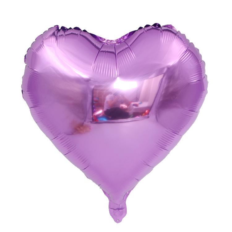 18\" Heart-Shaped Foil Balloon - Wedding, Engagement, Love Decoration