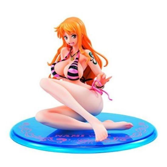 Megahouse One Portrait of Nami Ex Model PVC Figure Statue Bikini Piece Pirates (Pink Version) [Item]