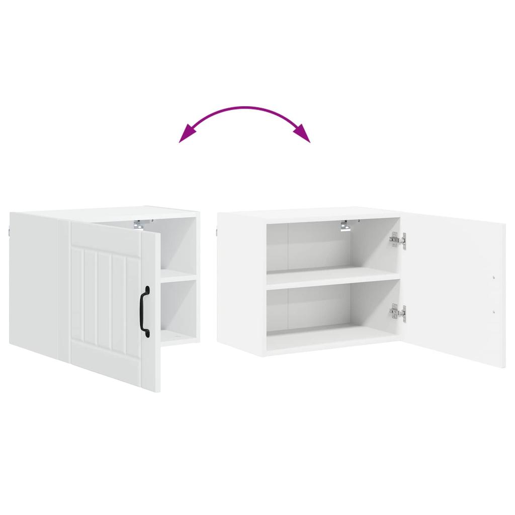 Wall Cabinet LUCCA White 50 X 31 X 40 Cm Particleboard
