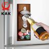 KAK Wall Mounted Bottle Opener Vintage Bronze Wine Beer Hanging Open Corkscrew Zinc Alloy Home Kitchen Hardware Gadget Tools
