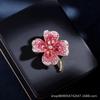 New Alloy Brooch High-end Niche Women's Peony High-end Pin Coat Suit High-end Versatile Brooch